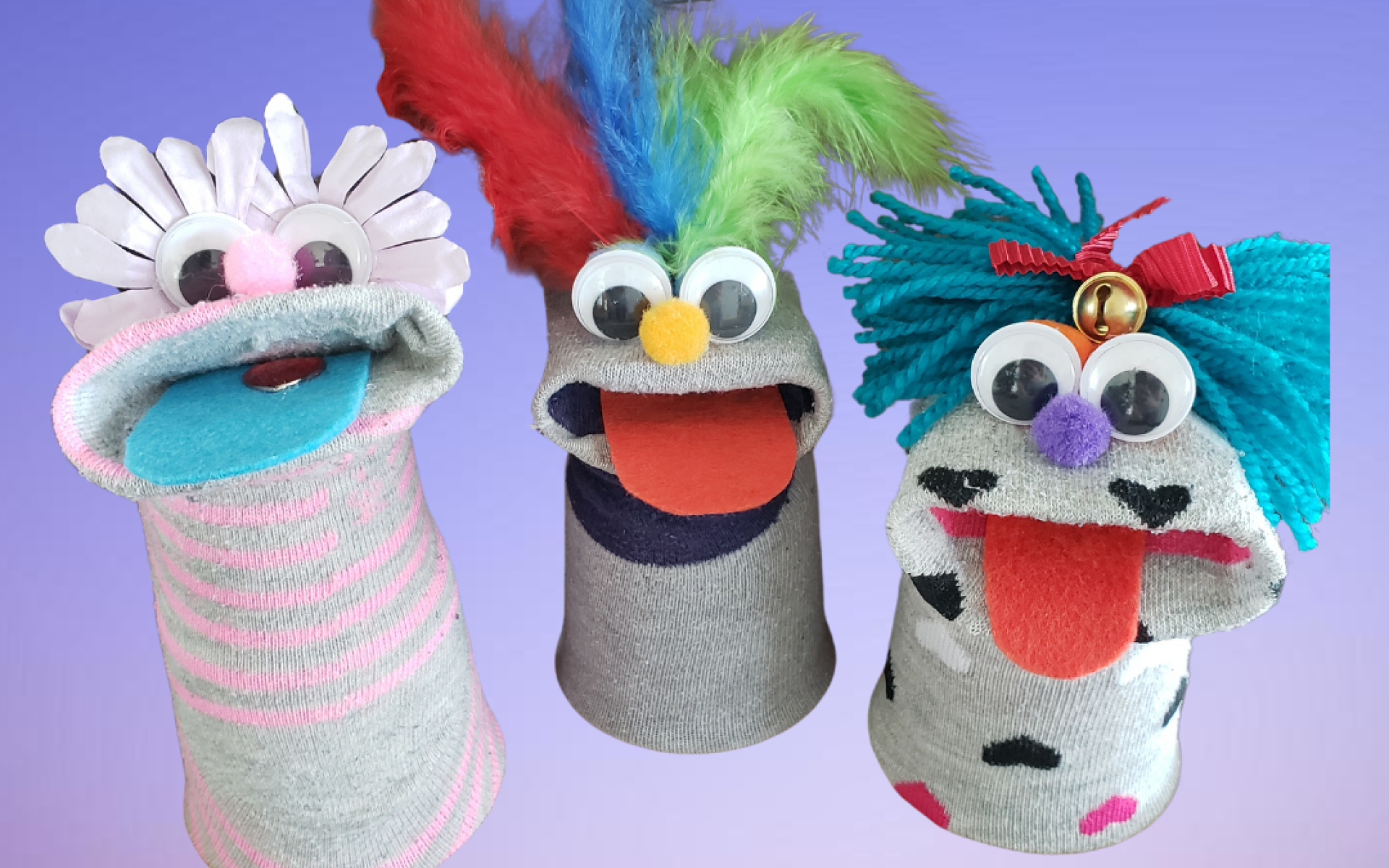 Sockenpuppen Sockbert Kinder