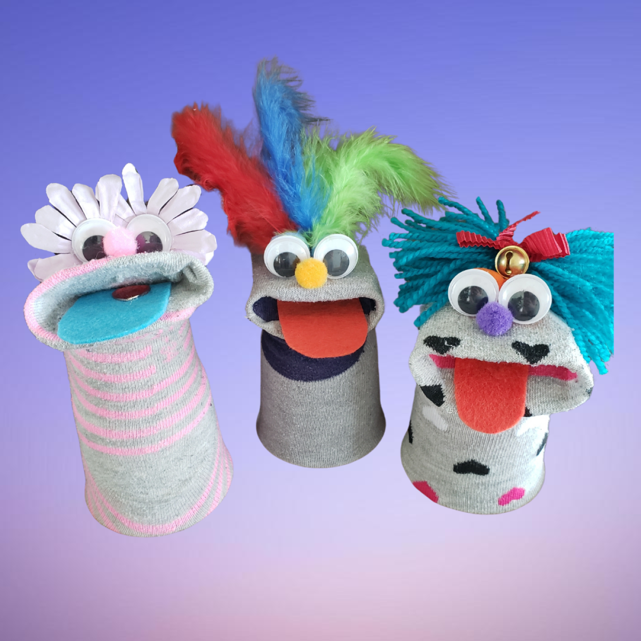 Sockenpuppen Sockbert Kinder