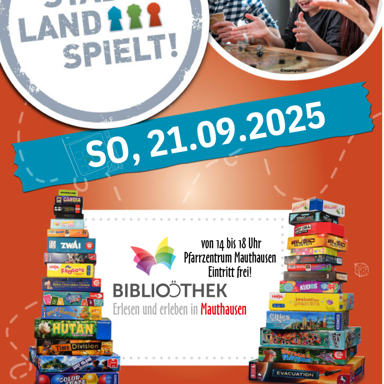 Plakat Brettspielnachmittag